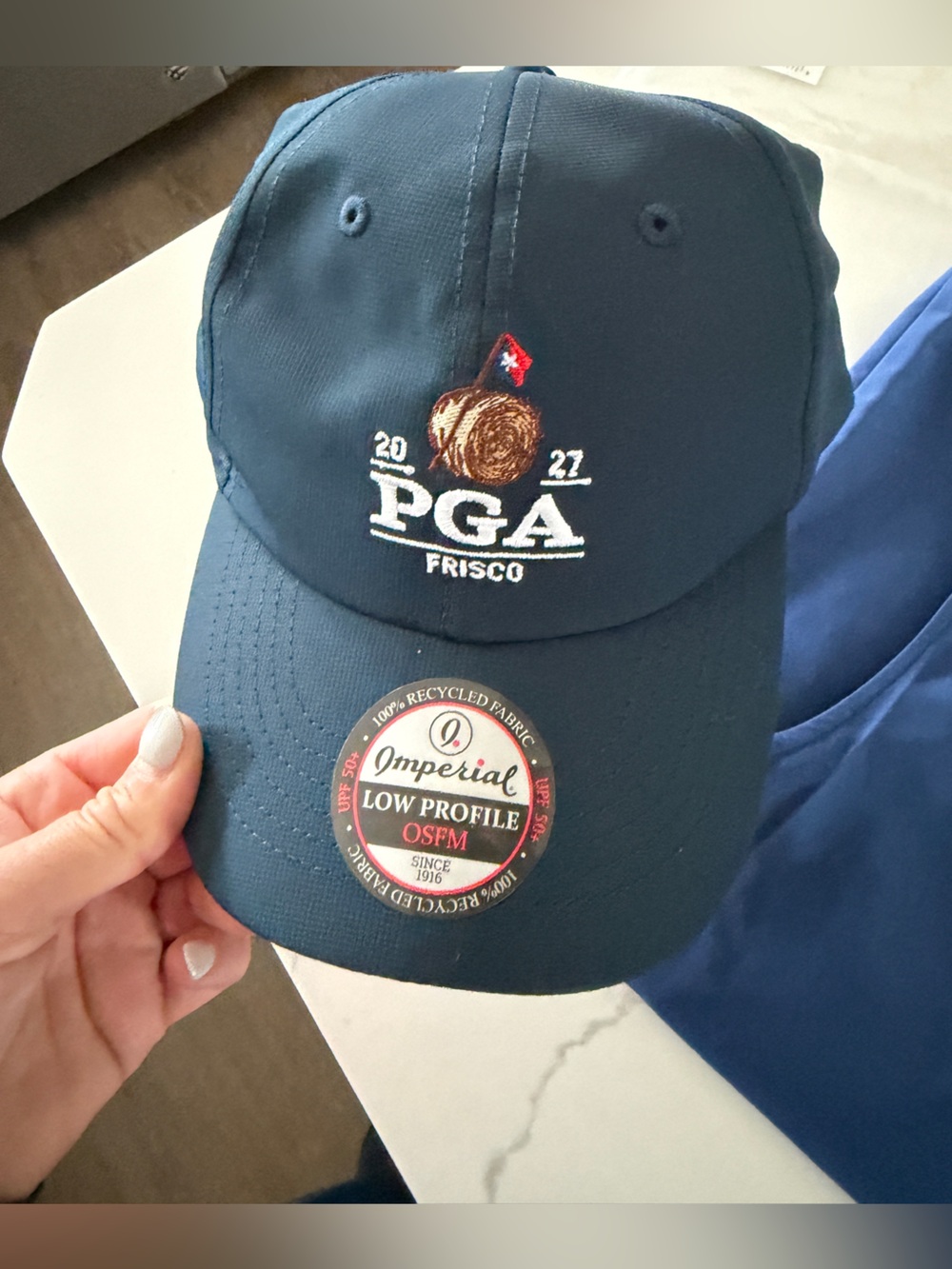 PGA Frisco Navy Low Profile Baseball Cap